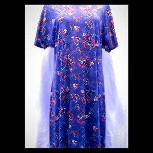 EUC Lularoe Maria Long Maxi Dress